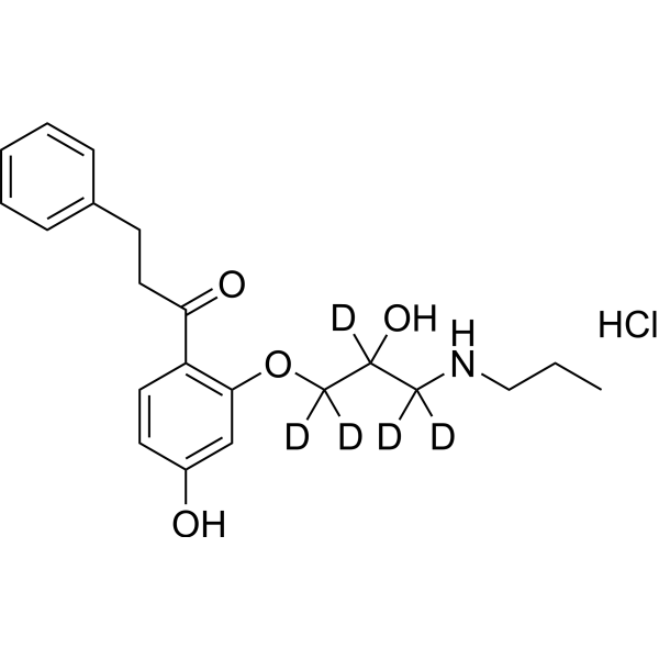 4-Hydroxy Propafenone-d5 hydrochloride 1189863-32-8